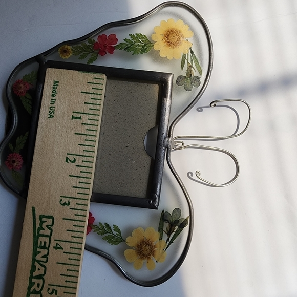 Pressed flower butterfly frame vintage - Picture 6 of 12